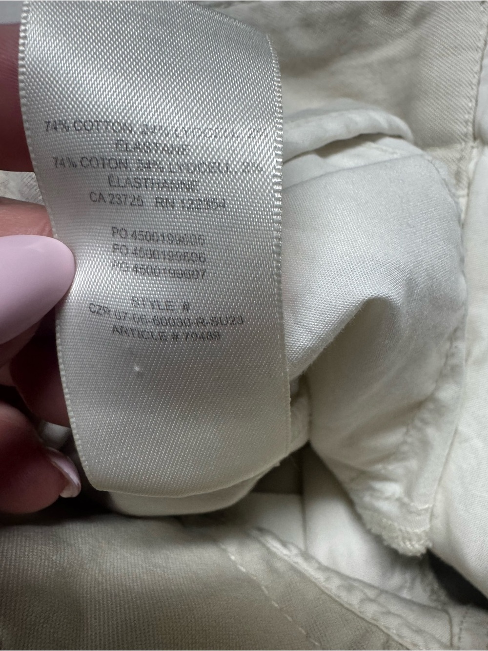 Aritzia Wilfred Free Wide Leg High Rise Trouser Pants Beige Size 6 - Picture 5 of 7